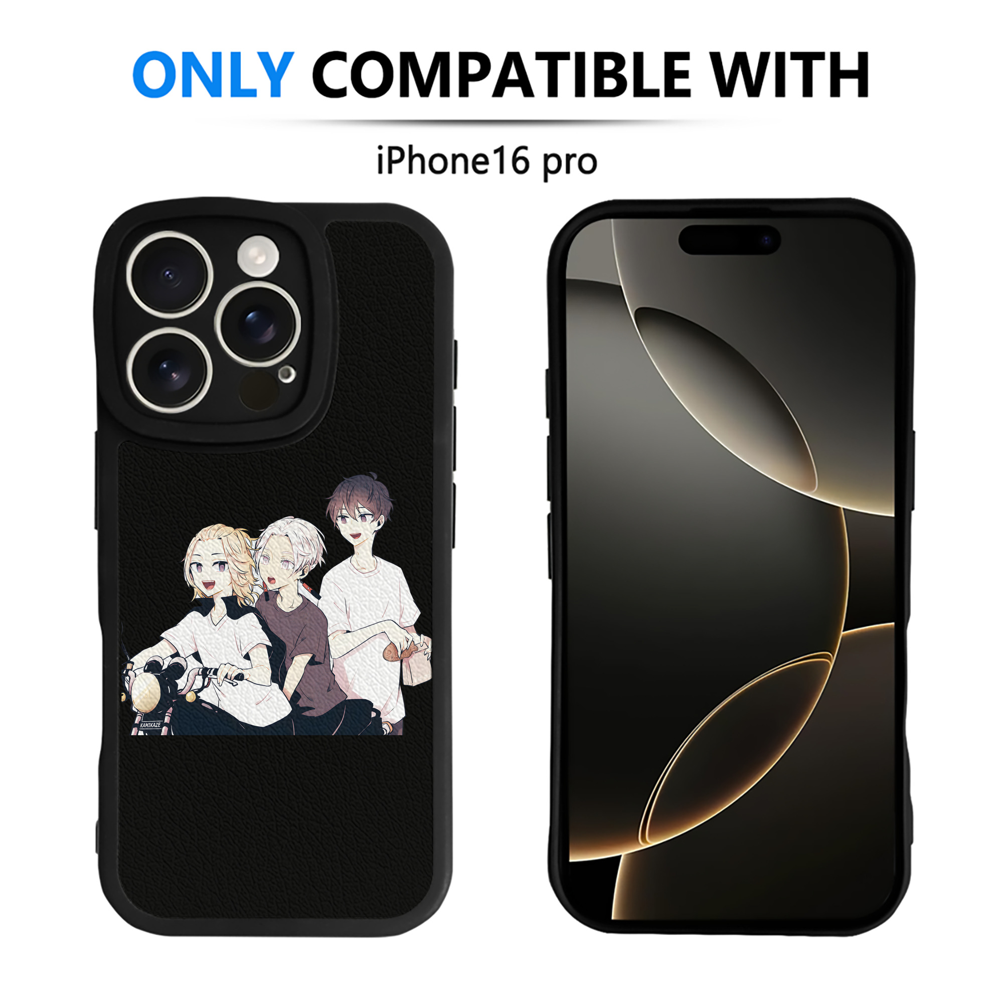 （画像用） 東京リベンジャーズ Tokyo Revengers 【iPhone 16シリーズ対応】シリコンスマホケース（レザー調） 材質：シリコン